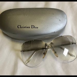 Authentic Christian Dior aviator sunglasses